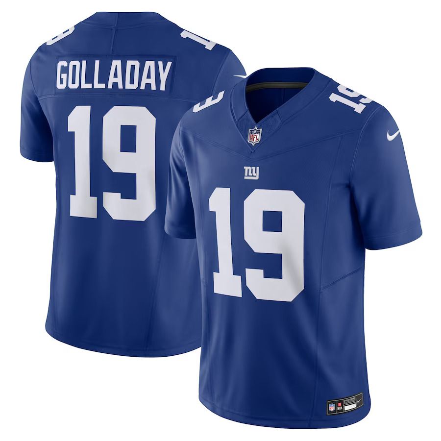 Men New York Giants #19 Kenny Golladay Nike Royal Vapor F.U.S.E. Limited NFL Jersey->new york giants->NFL Jersey